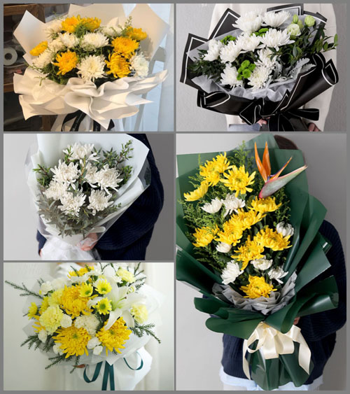 安徽滁州市凤阳县黄湾乡牛王村白事花束代送